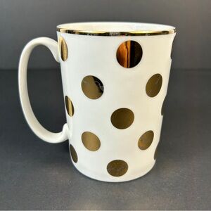 Kate Spade by Lenox “Escape From he Ordinary” White Mug with Black Polka Dots